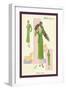 Emerald Suit with Stole-null-Framed Art Print