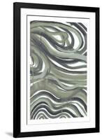 Emerald Swirls 1-Smith Haynes-Framed Art Print