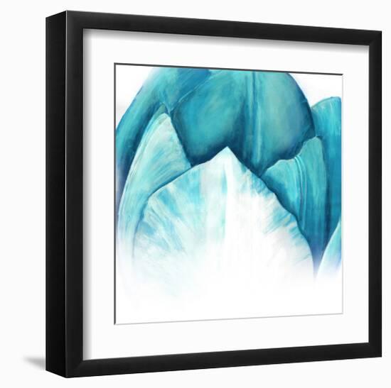 Emerald Tulip Bloom-Miranda York-Framed Art Print