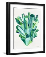 Emerald Watercolor-Cat Coquillette-Framed Premium Giclee Print