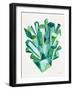 Emerald Watercolor-Cat Coquillette-Framed Premium Giclee Print