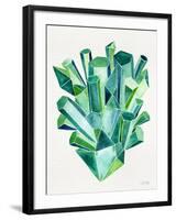 Emerald Watercolor-Cat Coquillette-Framed Giclee Print