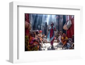 Emergence-null-Framed Art Print