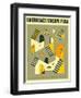 Emergency Escape Plan 3-Jazzberry Blue-Framed Art Print