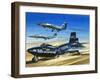 Emergency Landing of the X-15 During a Test Flight-Wilf Hardy-Framed Giclee Print