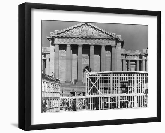 Emergency Office Construction-John Collier, Jr.-Framed Photographic Print