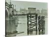 Emergency Water Supply Pump Platform, Westminster Bridge, London, Wwii, 1944-null-Stretched Canvas