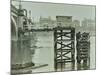 Emergency Water Supply Pump Platform, Westminster Bridge, London, Wwii, 1944-null-Mounted Photographic Print