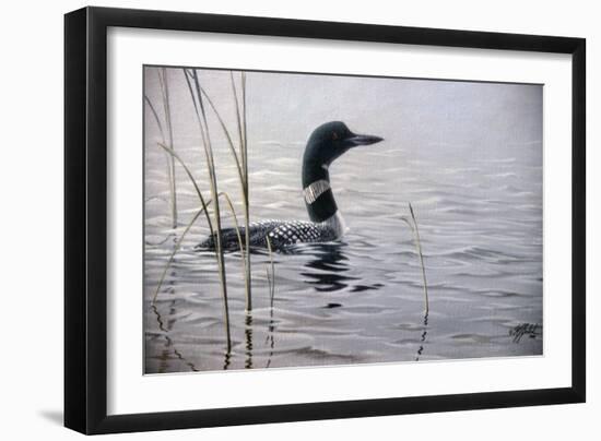 Emerging Loon-Wilhelm Goebel-Framed Giclee Print