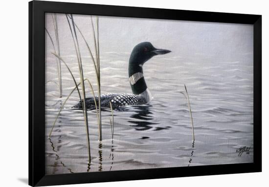 Emerging Loon-Wilhelm Goebel-Framed Giclee Print