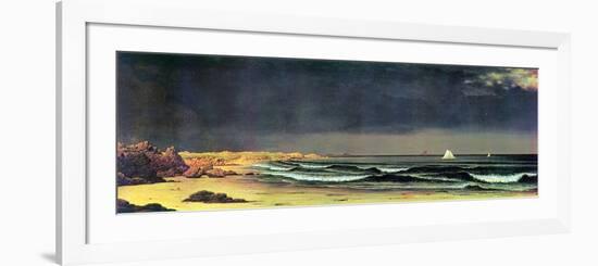 Emerging Storm, Narragansett Bay-Martin Johnson Heade-Framed Premium Giclee Print