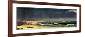 Emerging Storm, Narragansett Bay-Martin Johnson Heade-Framed Premium Giclee Print