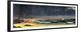 Emerging Storm, Narragansett Bay-Martin Johnson Heade-Framed Premium Giclee Print