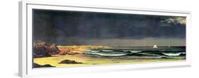 Emerging Storm, Narragansett Bay-Martin Johnson Heade-Framed Premium Giclee Print