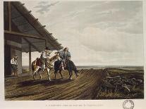 Travellers in the Pampas Refreshing Themselves by a House, 1818-Emeric Essex Vidal-Laminated Giclee Print