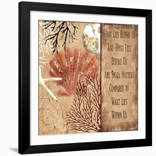 Emerson quote-Karen Williams-Framed Premium Giclee Print