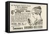 Emerson's Bromo-Seltzer Cures All Headaches However Caused-null-Framed Stretched Canvas