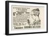 Emerson's Bromo-Seltzer Cures All Headaches However Caused-null-Framed Art Print