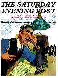 "Big Band and Songstress," Saturday Evening Post Cover, April 15, 1939-Emery Clarke-Giclee Print