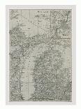 Map of Michigan, USA, c1900-Emery Walker Ltd-Giclee Print