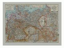 Map of New Mexico, c1900s-Emery Walker Ltd-Framed Giclee Print