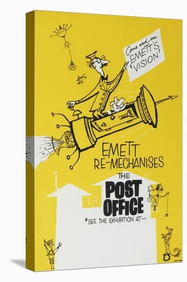 Emett Re-Mechanises the Post Office-Rowland Emett-Stretched Canvas