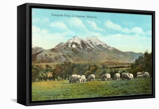 Emigrant Peak, Livingston, Montana-null-Framed Stretched Canvas