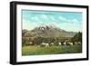 Emigrant Peak, Livingston, Montana-null-Framed Art Print