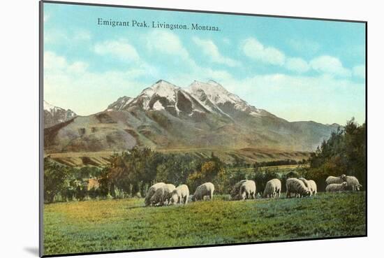 Emigrant Peak, Livingston, Montana-null-Mounted Art Print