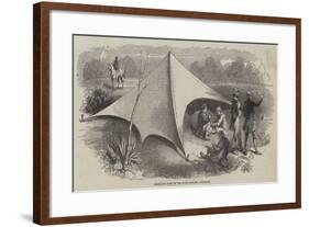 Emigrant's Tent on the River Darling, Australia-null-Framed Giclee Print