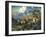 Emigrant Train at Donner Lake-Frank Tenney Johnson-Framed Art Print