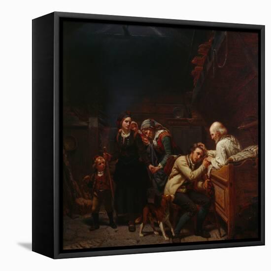 Emigrants, 1856-Carl Larsson-Framed Stretched Canvas