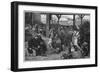 Emigrants at Le Havre-null-Framed Art Print