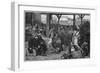 Emigrants at Le Havre-null-Framed Art Print