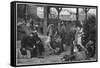 Emigrants at Le Havre-null-Framed Stretched Canvas
