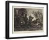 Emigrants Attacked by Indians-null-Framed Giclee Print