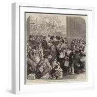 Emigrants by the Ship Ganges Departing for Canada-null-Framed Giclee Print