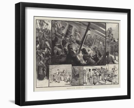 Emigrants Going to Australia-Charles Joseph Staniland-Framed Giclee Print