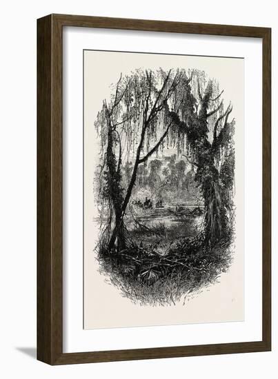 Emigrants in Georgia, USA, 1870s-null-Framed Giclee Print