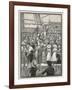 Emigrants to Australia Land in Queensland and Disembark from the Ship-P. Naumann-Framed Art Print