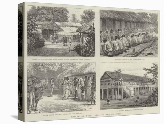 Emigration from India to British Guiana-null-Stretched Canvas