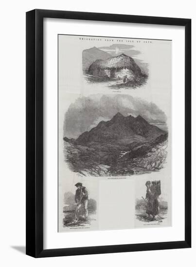 Emigration from the Isle of Skye-Samuel Read-Framed Giclee Print