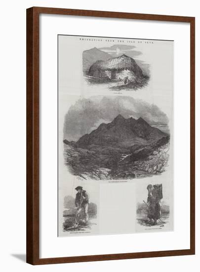 Emigration from the Isle of Skye-Samuel Read-Framed Giclee Print