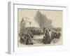 Emigration to Australia, Farewell Group Meeting of the Family Colonisation Loan Society-null-Framed Giclee Print