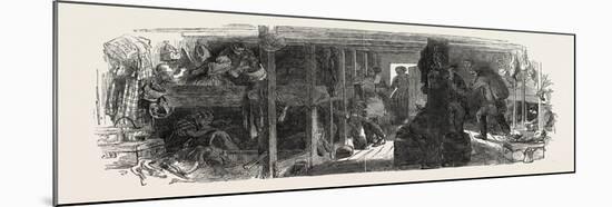 Emigration Vessel, Between Decks, 1851-null-Mounted Giclee Print