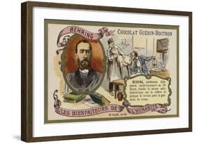 Emil Adolf Von Behring, German Physiologist-null-Framed Giclee Print