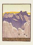 Jungfrau-Bahn, Poster Advertising the Jungfrau Mountain Railway-Emil Cardinaux-Giclee Print