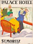 'Palace Hotel St. Moritz'. 1920-Emil Cardinaux-Giclee Print