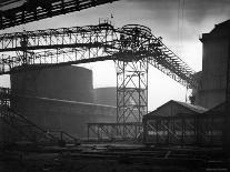 Smoke Billowing from Chimneys in Factory Town-Emil Otto Hopp?-Framed Photographic Print