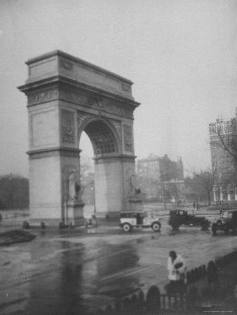 Washington Square Arch Designed by Stanford White, Washington Square Park, Greenwich Village, NYC